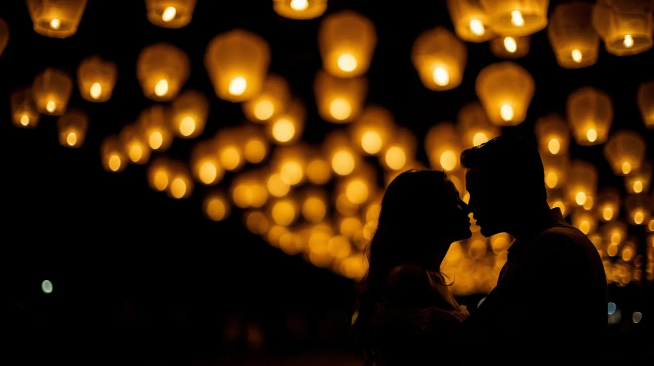Romance AI video effect example